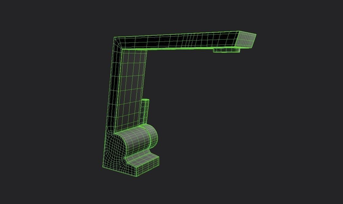 Faucet M05 Low-poly 3D model_1