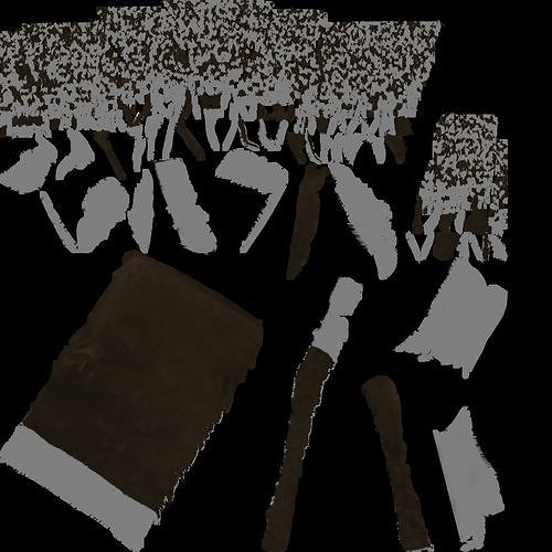 IFD Bed HR Color 3D model