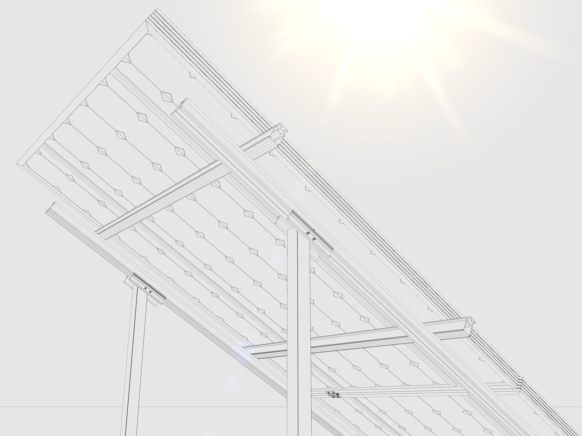 Solar Panel 3D model_14
