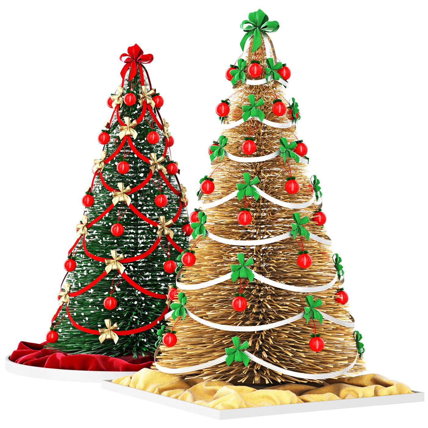 Christmas tree 3D model_1