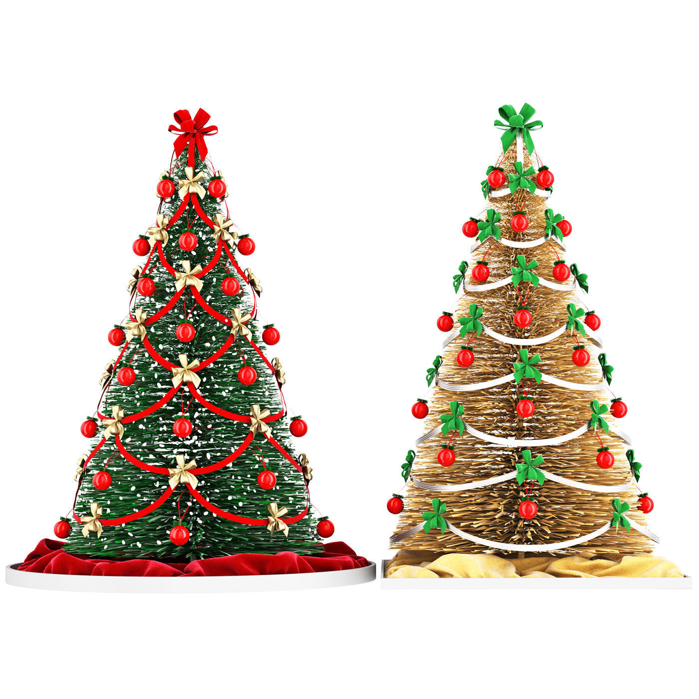 Christmas tree 3D model_2