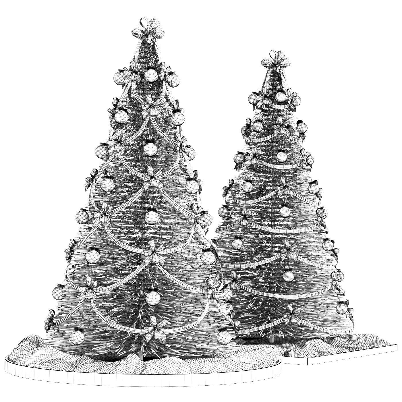 Christmas tree 3D model_5