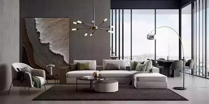 interior living room scene 28