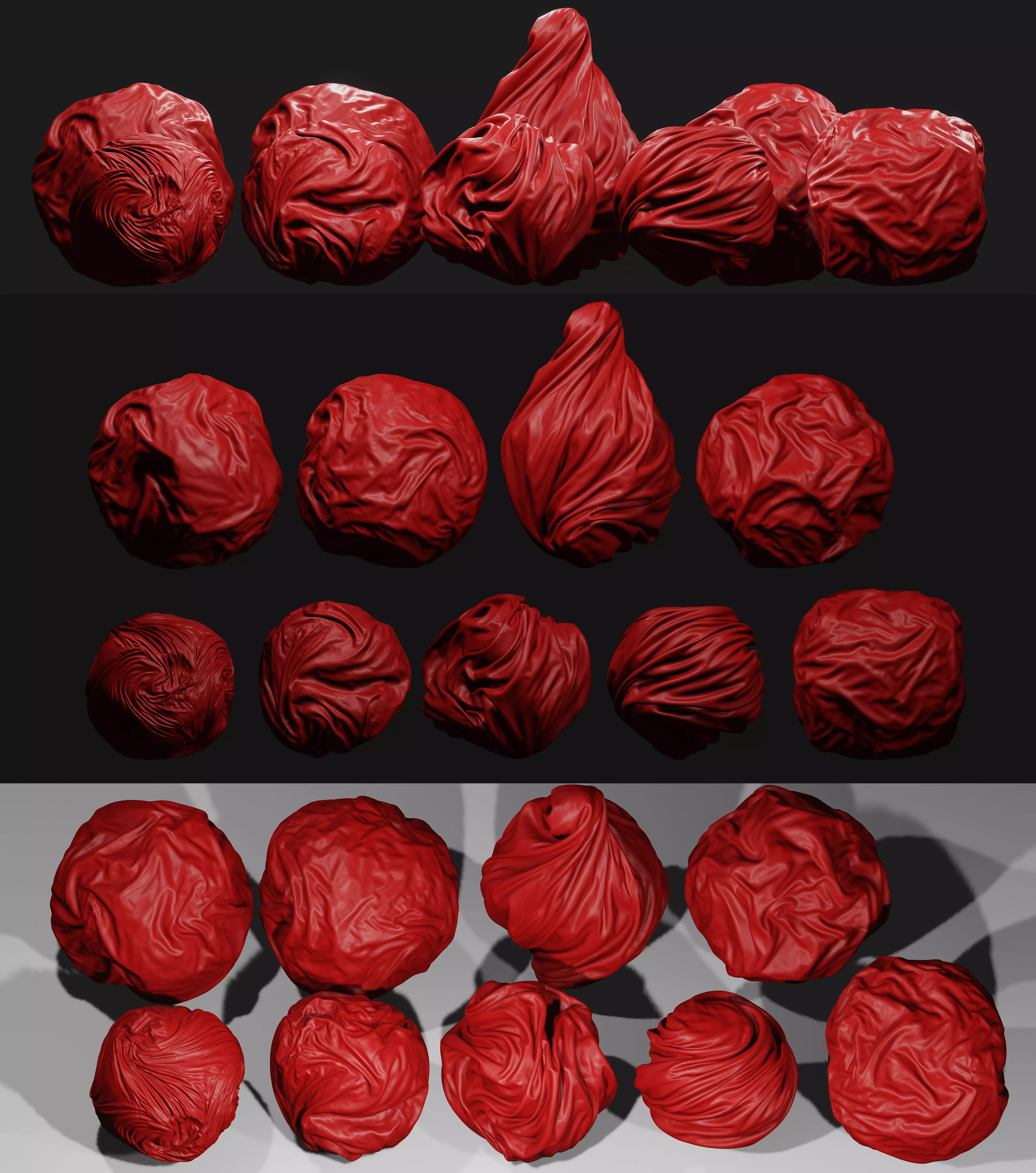 DECORATIVE VELVET BALLS 3D print model_0