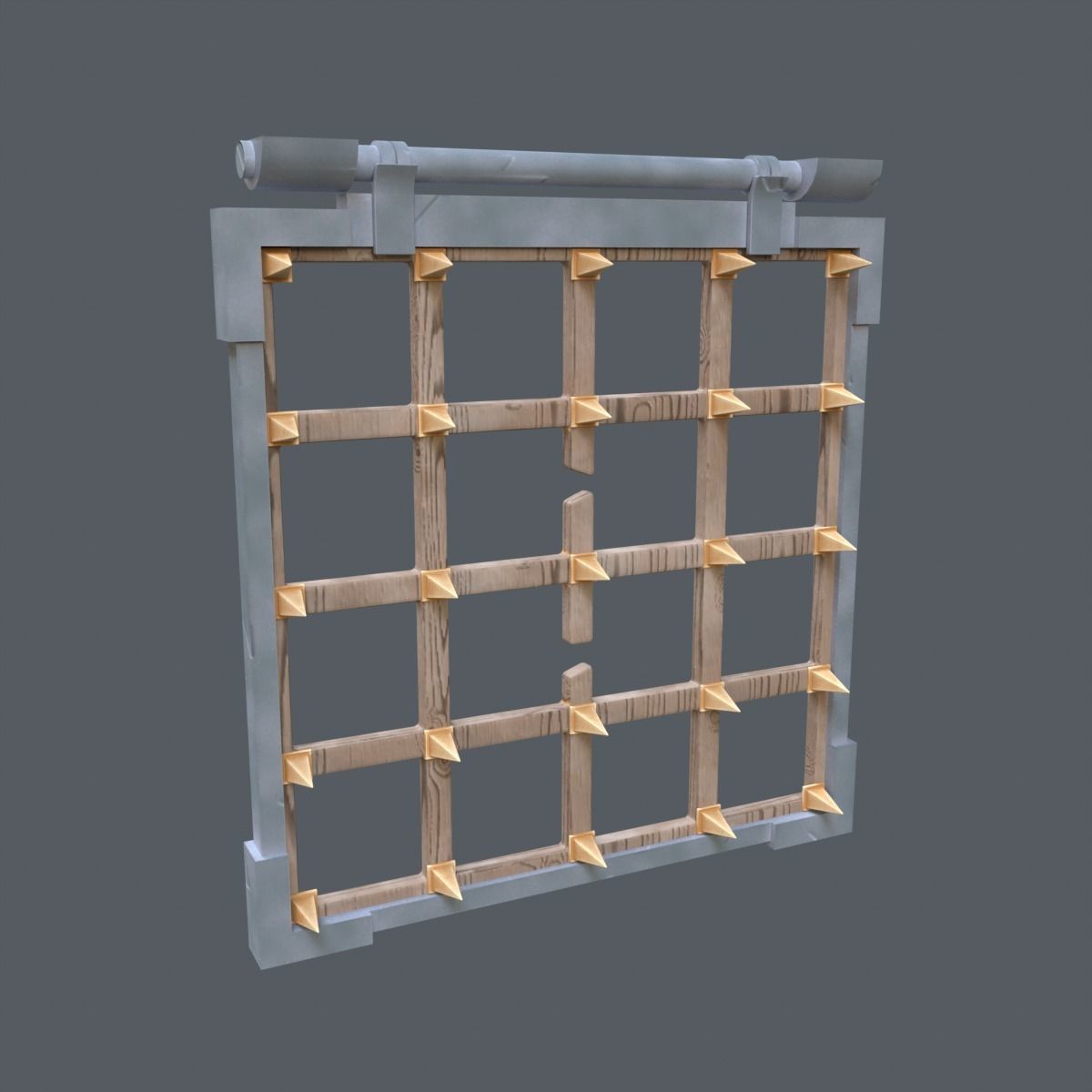 Dungeon Traps Low-poly 3D model_3