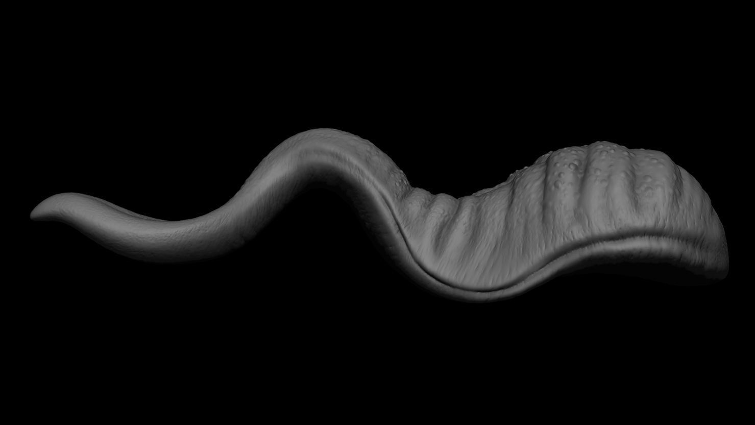 3D PRINTABLE MONSTER TONGUE 3 PACK 3D print model_10