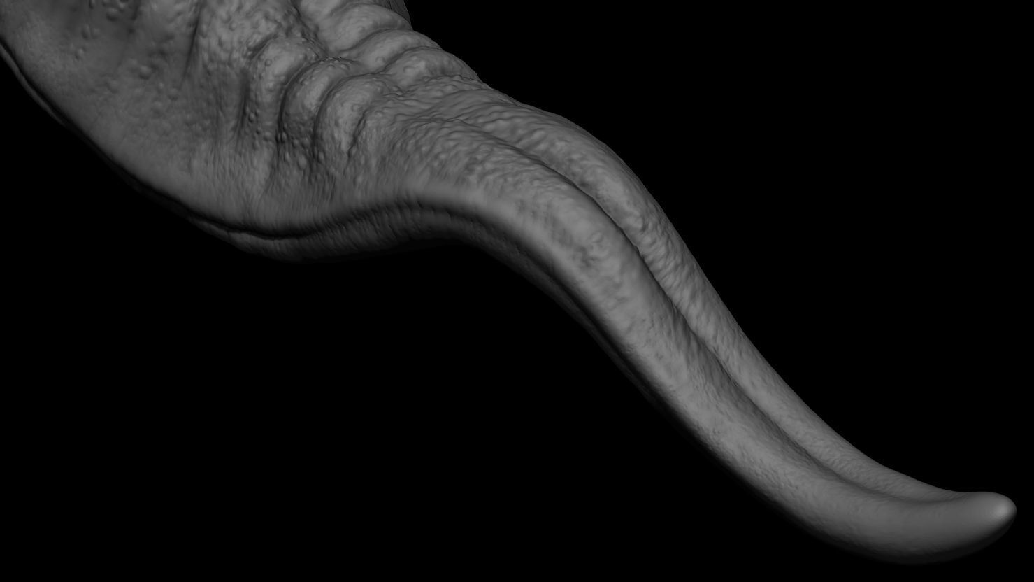 3D PRINTABLE MONSTER TONGUE 3 PACK 3D print model_20