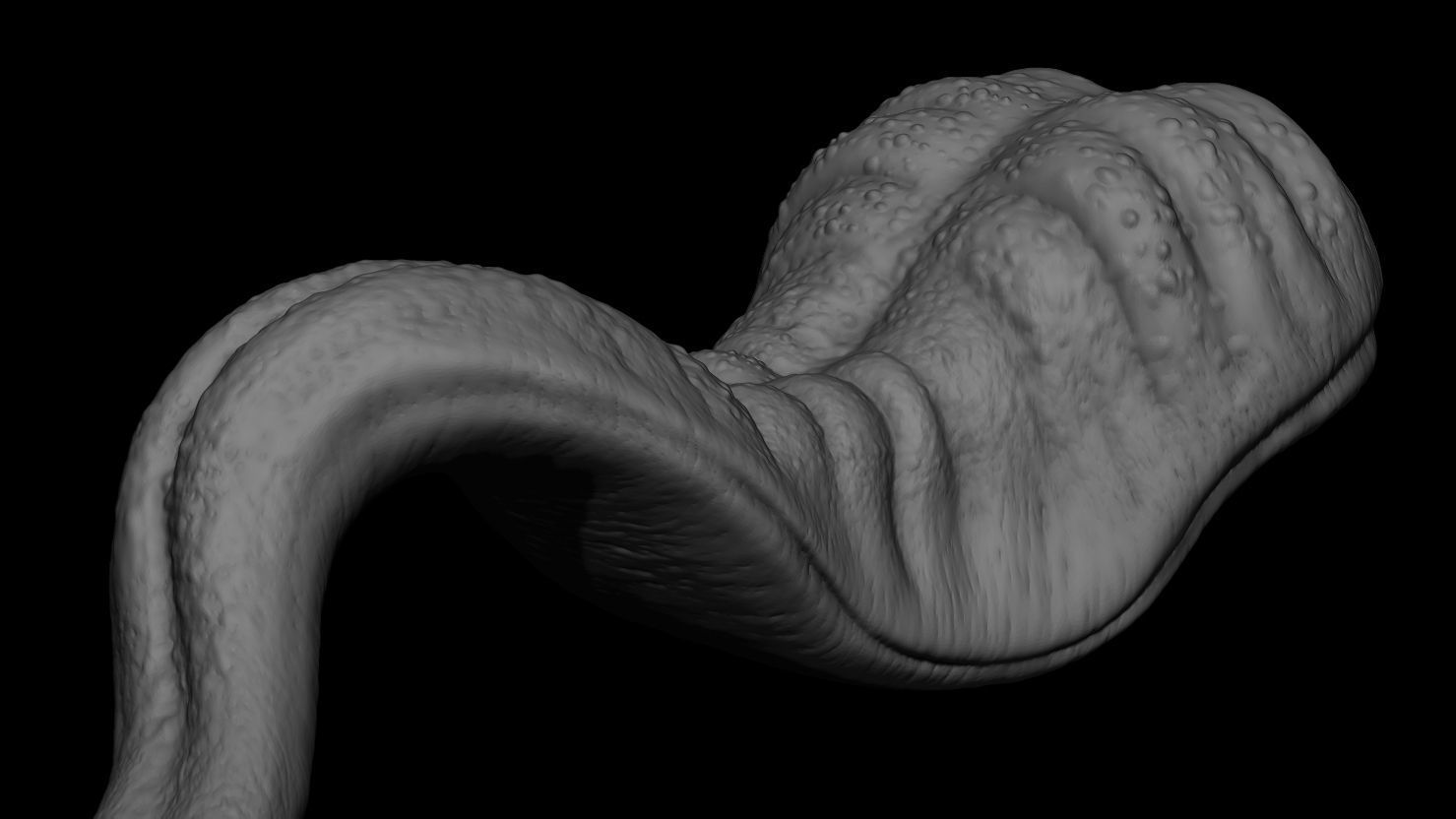 3D PRINTABLE MONSTER TONGUE 3 PACK 3D print model_12