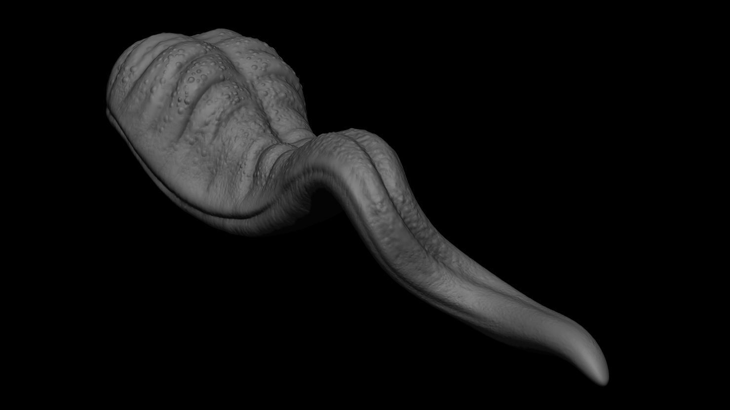 3D PRINTABLE MONSTER TONGUE 3 PACK 3D print model_7