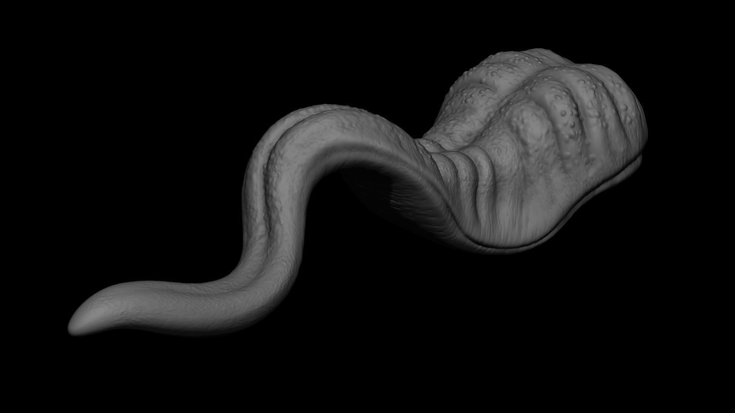 3D PRINTABLE MONSTER TONGUE 3 PACK 3D print model_11