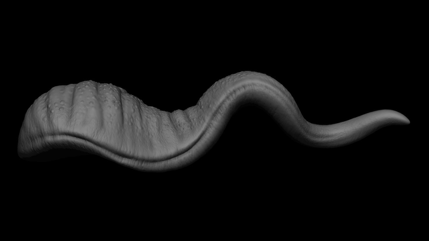 3D PRINTABLE MONSTER TONGUE 3 PACK 3D print model_9