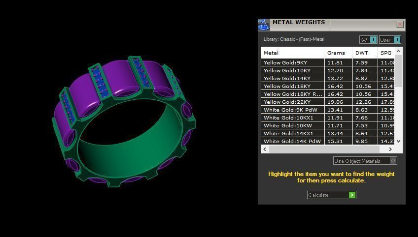 Rings 3D print model_4