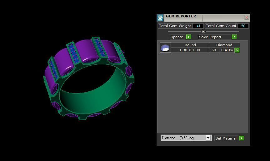 Rings 3D print model_3