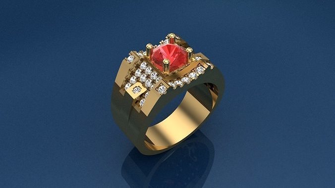Fancy Ring  3D print model