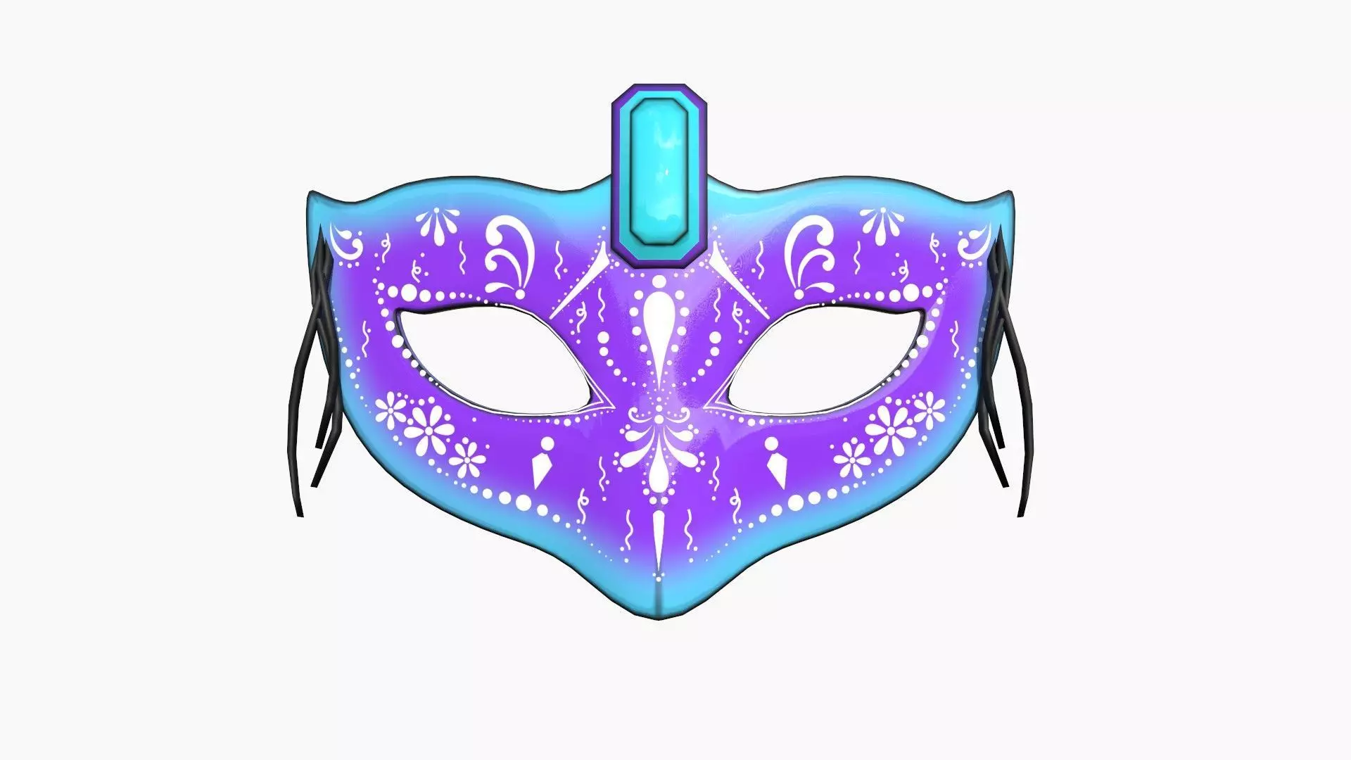 Carnival Mask E13 Cartoon - Costume Character Design Low-poly 3D model