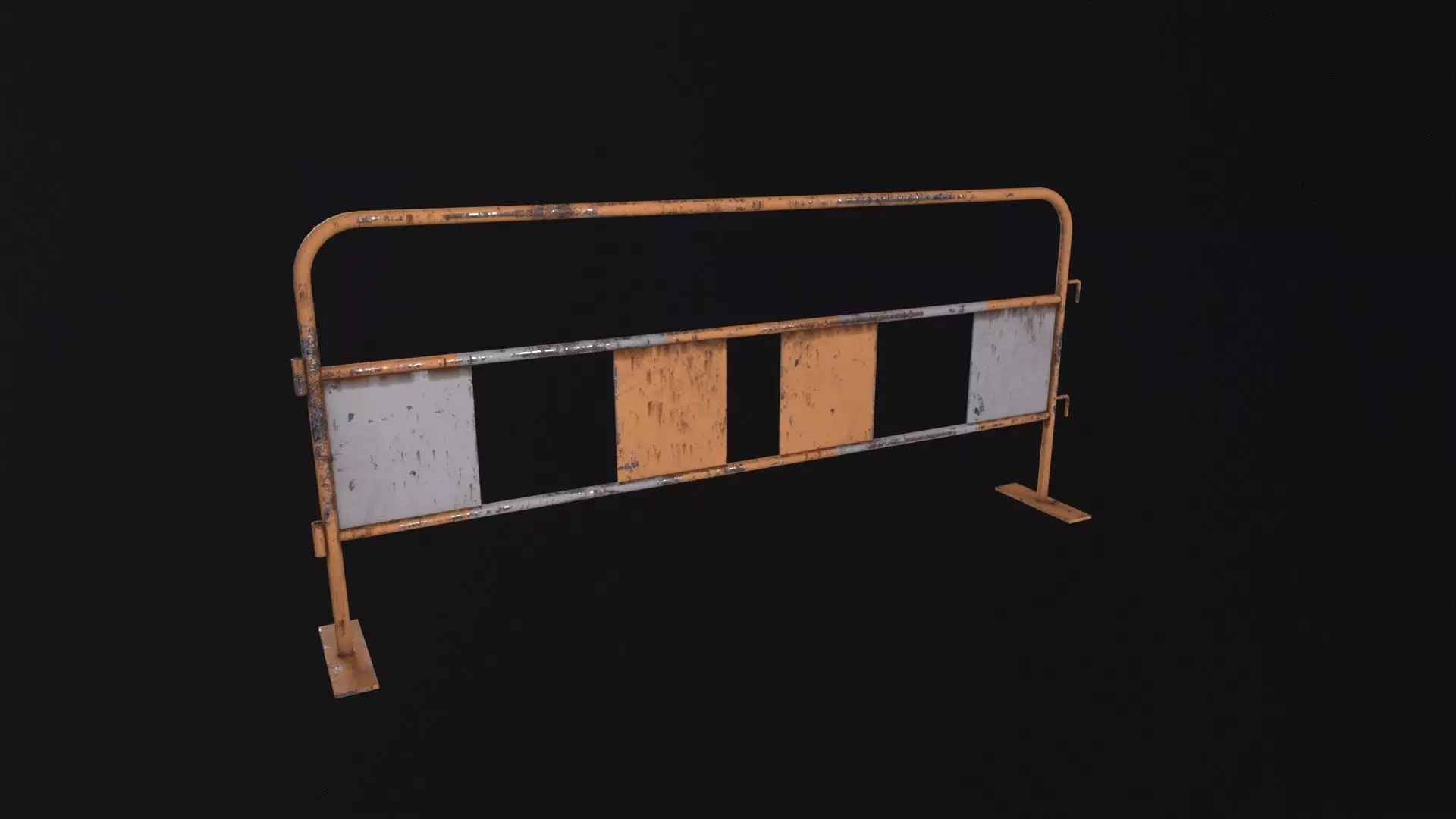 Crowd Barrier 3D Model Low-poly 3D model