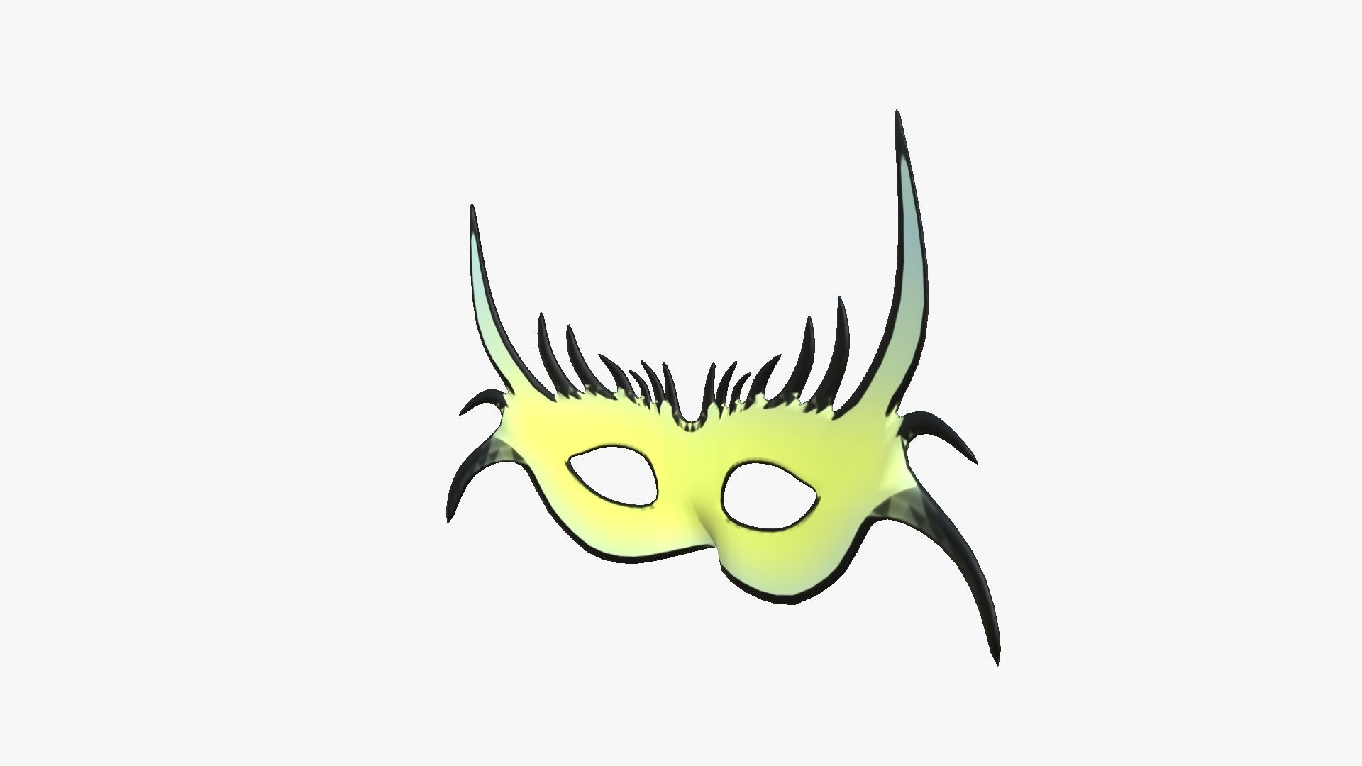 Cartoon Mask Texture 3D model Carnival Mask G13 Cartoon - Costume Character Design VR / AR ...