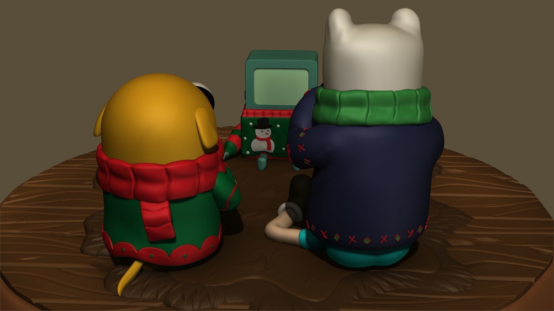 Adventure Time winter 3D print model_3