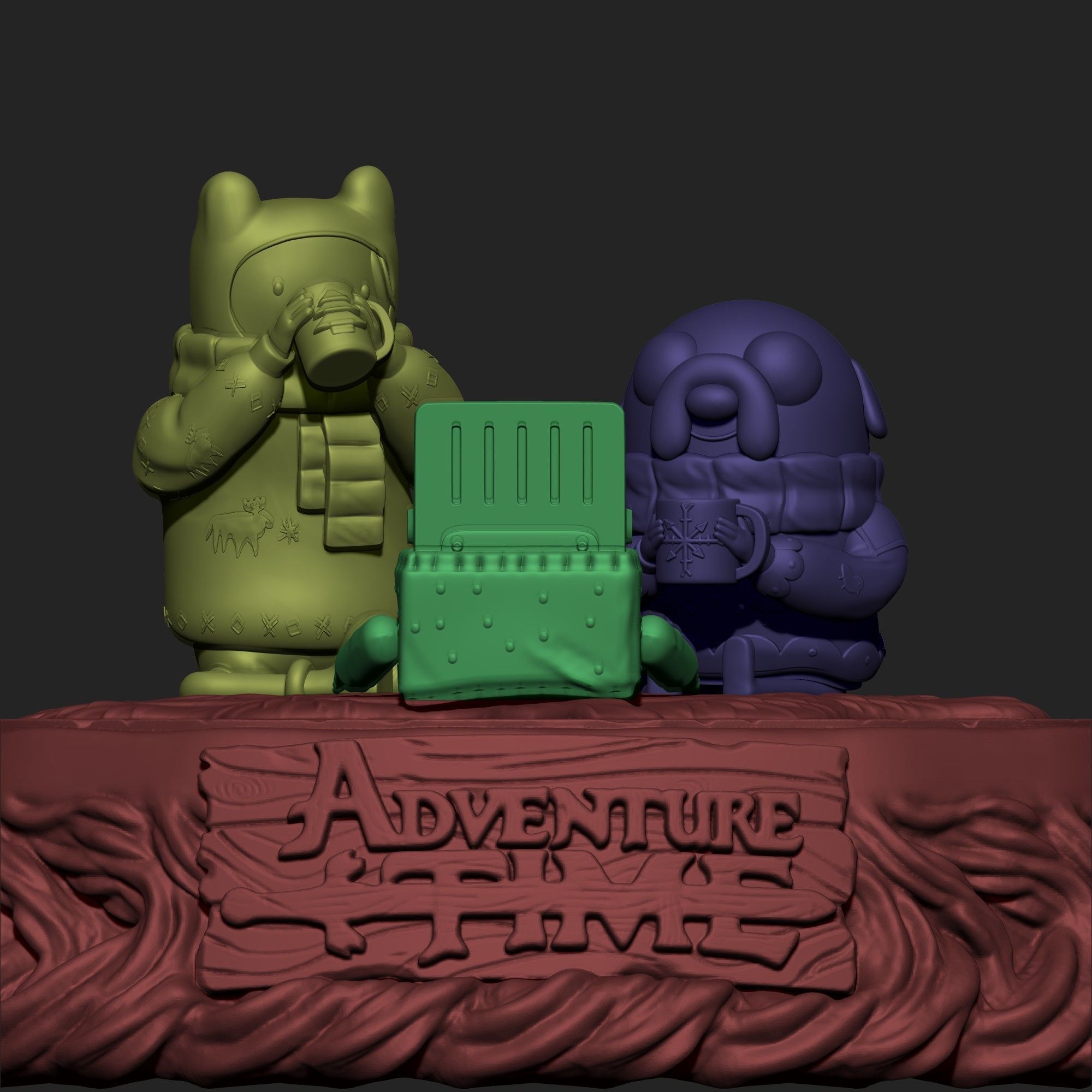 Adventure Time winter 3D print model_5