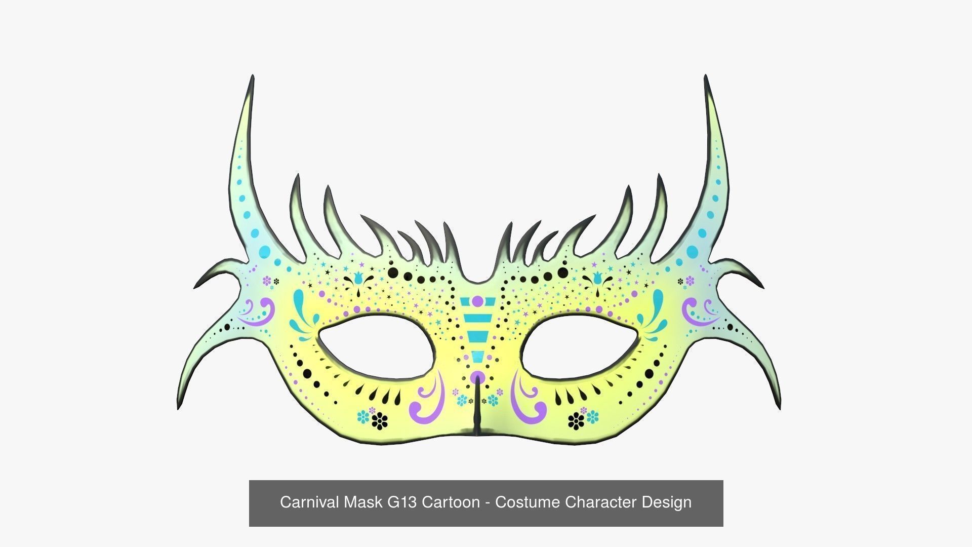 10 Carnival Masks Collection - Costume Character Design _7