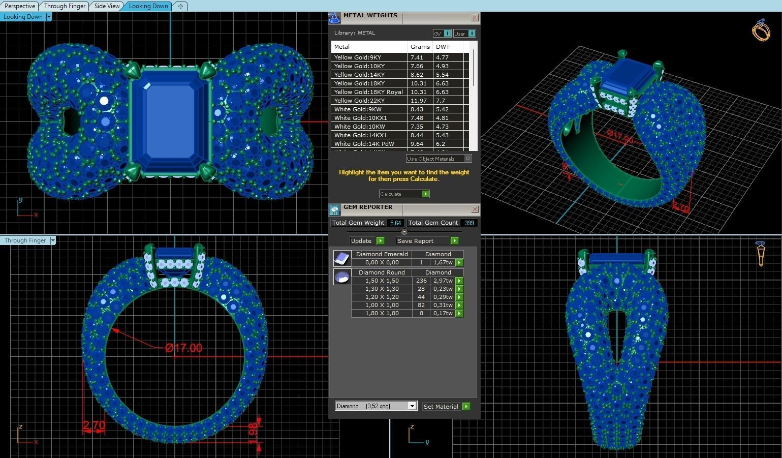 Ring De Grisogono Style 3D print model_4