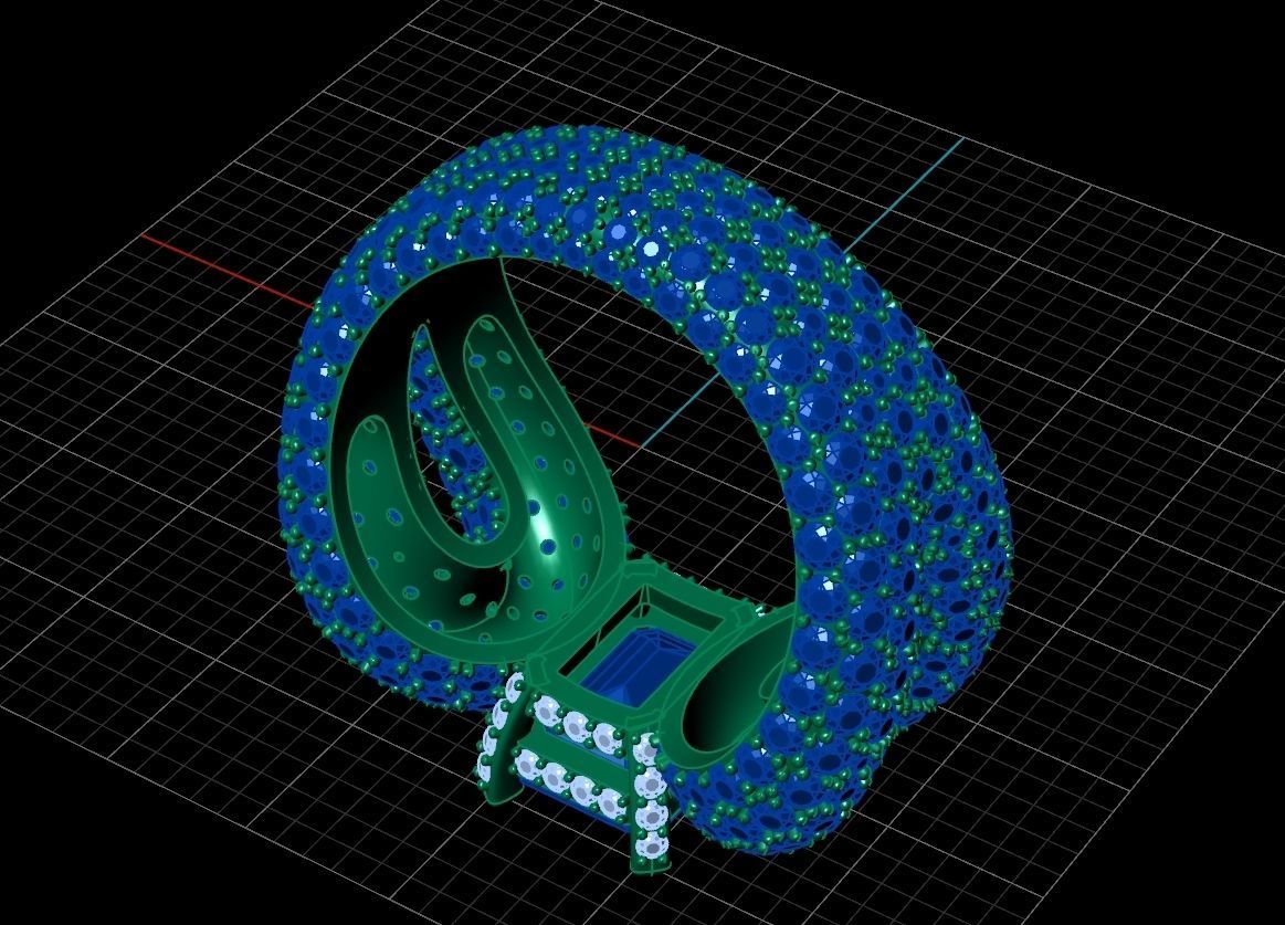 Ring De Grisogono Style 3D print model_7