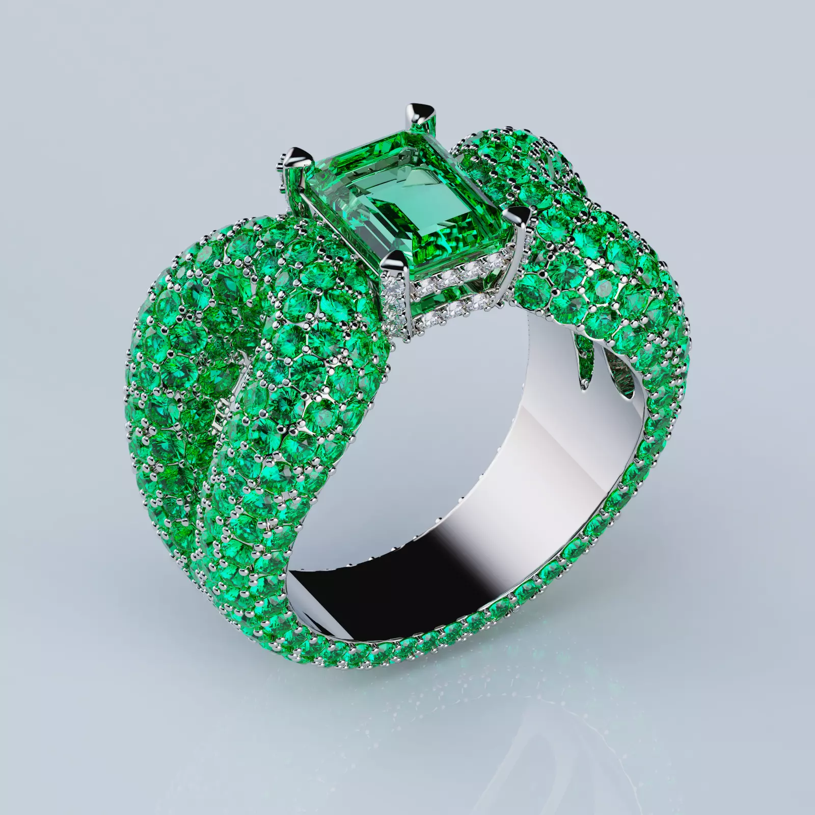 Ring De Grisogono Style 3D print model_0