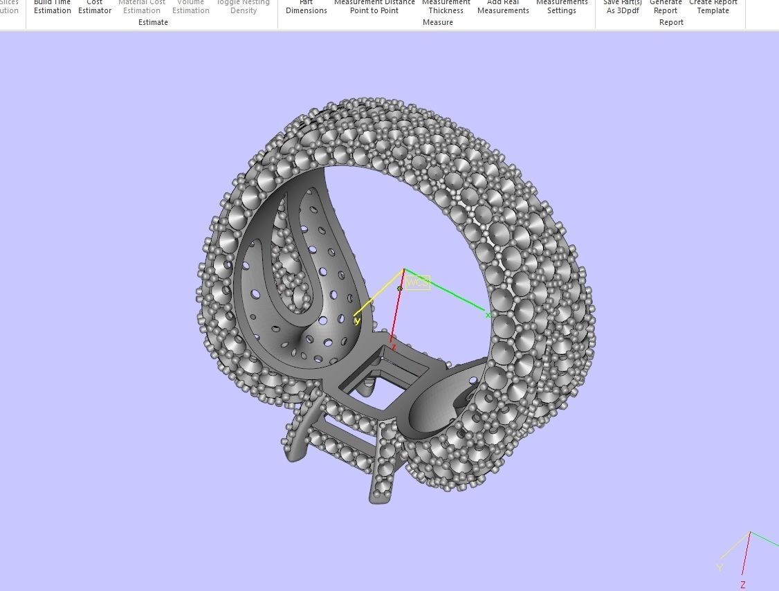 Ring De Grisogono Style 3D print model_10