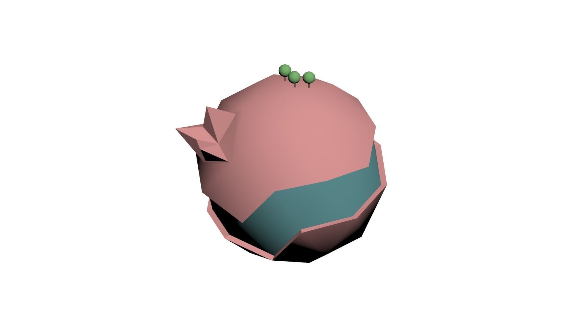 Low Poly Game Ready World Low-poly 3D model_12