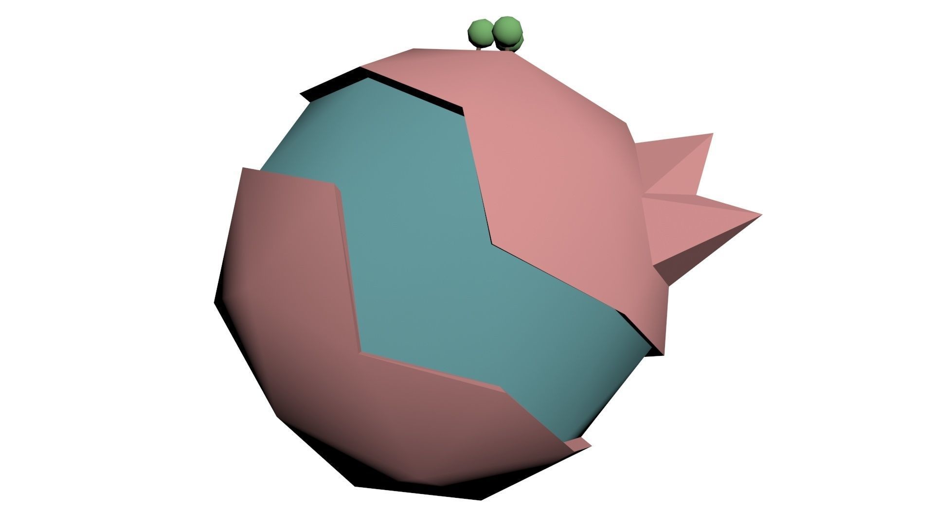 Low Poly Game Ready World Low-poly 3D model_4