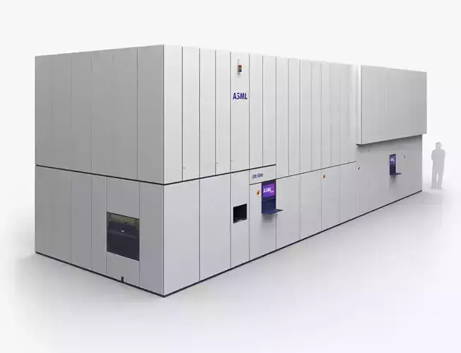 ASML EXE 5000 EUV Lithography machine Low-poly 3D model