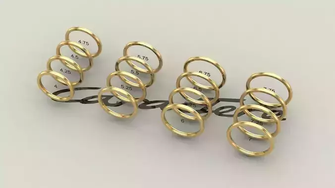 Wedding Band From 4-8 Sizes US