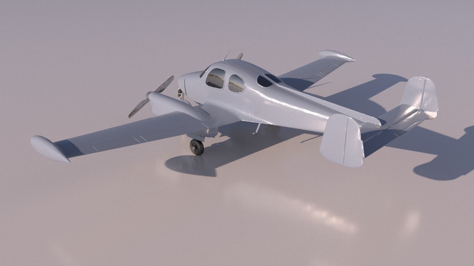 Airplane L-200 Morava for 3Dprint 3D print model_5