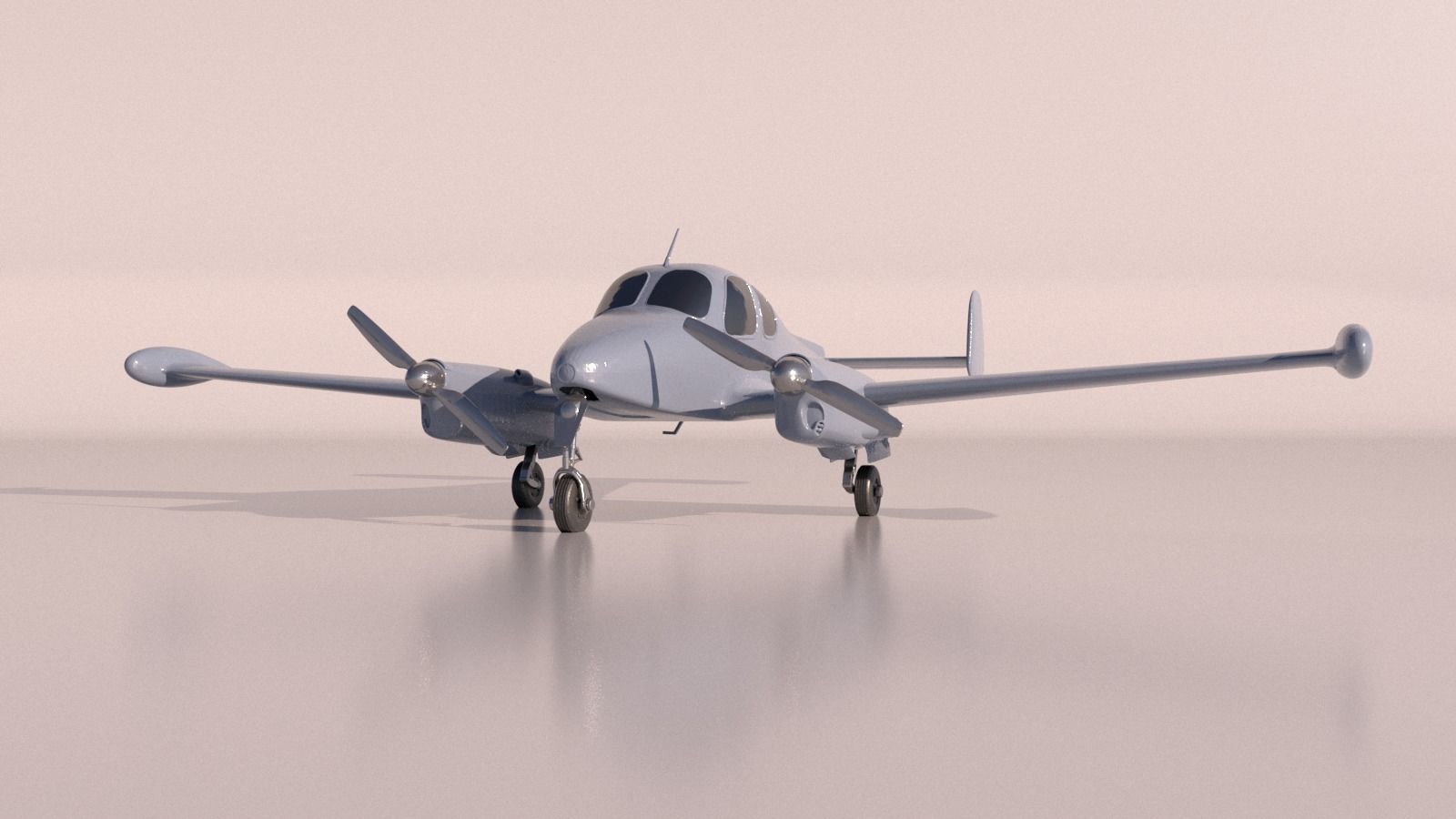 Airplane L-200 Morava for 3Dprint 3D print model_4
