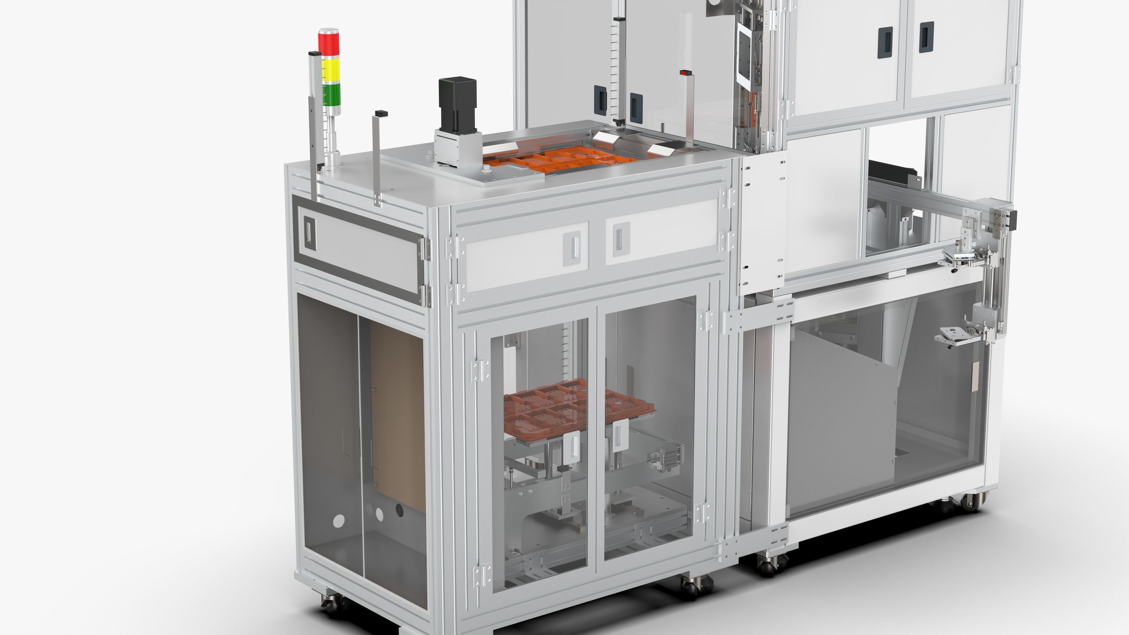 Automatic Double Side Screw Locking Machine 3D model_10