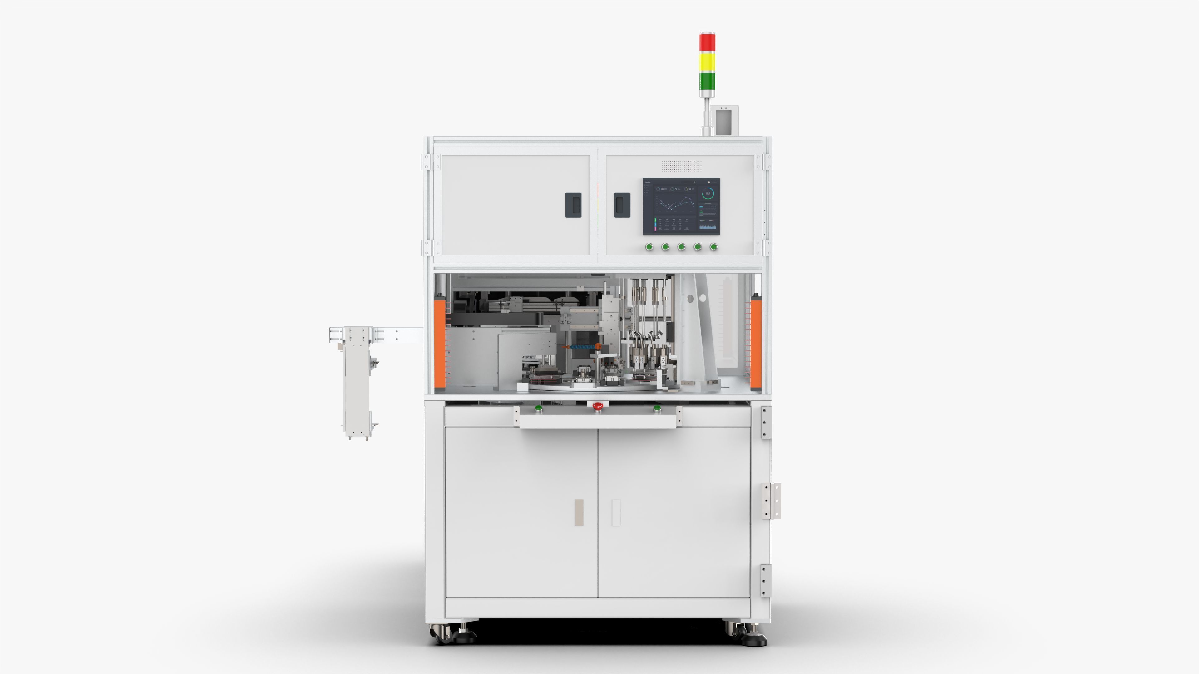 Automatic Double Side Screw Locking Machine 3D model_5