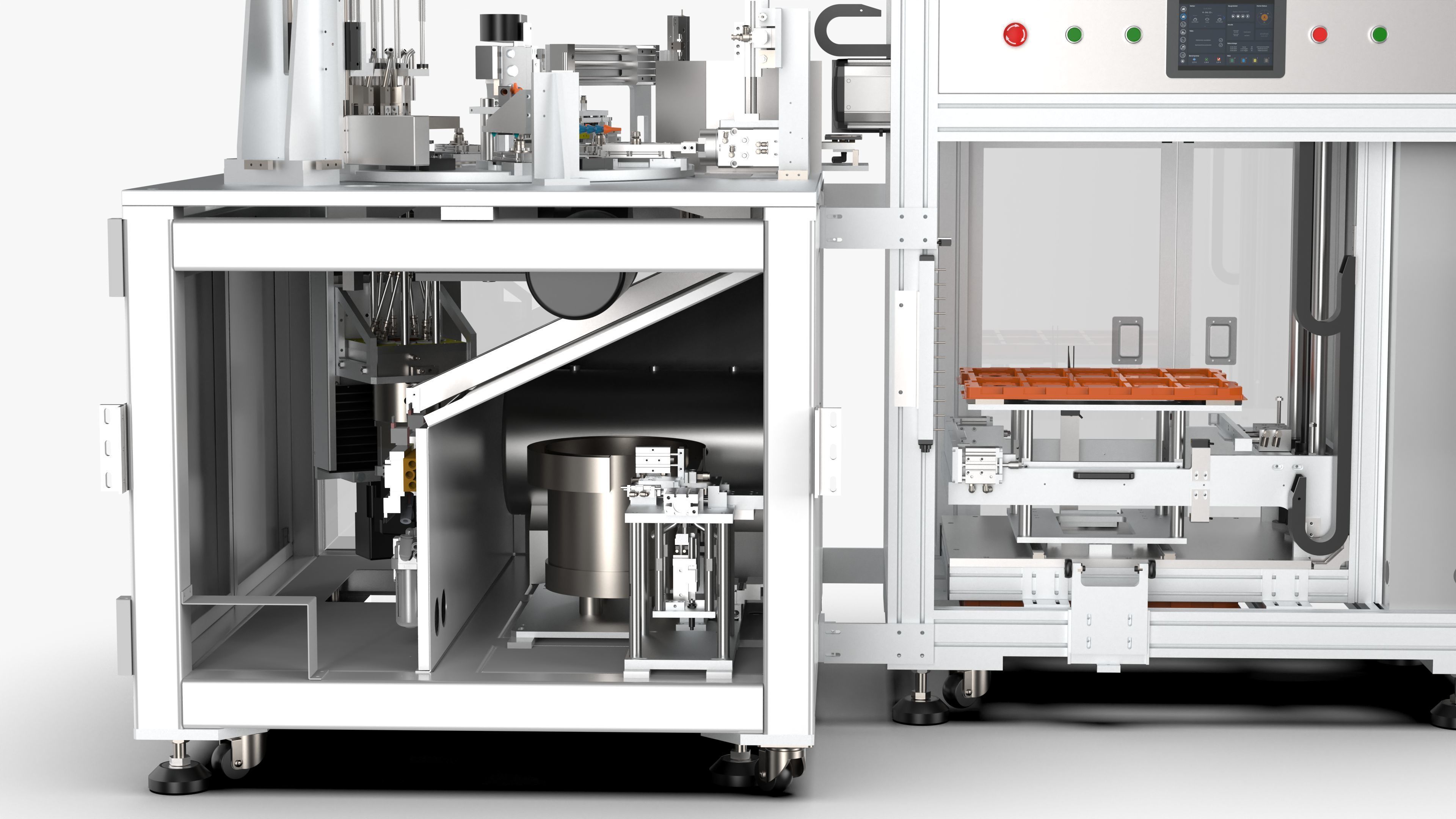 Automatic Double Side Screw Locking Machine 3D model_21