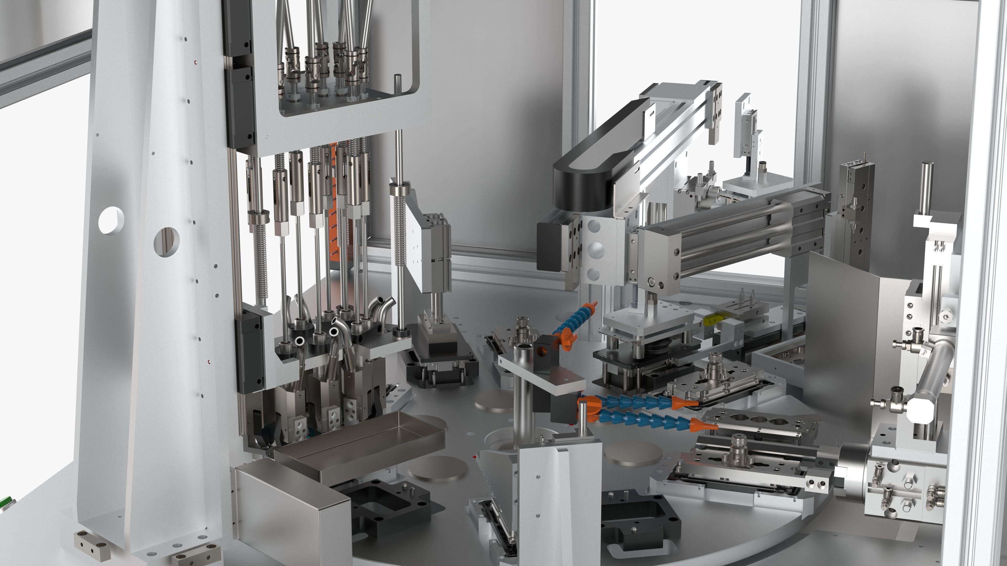 Automatic Double Side Screw Locking Machine 3D model_16