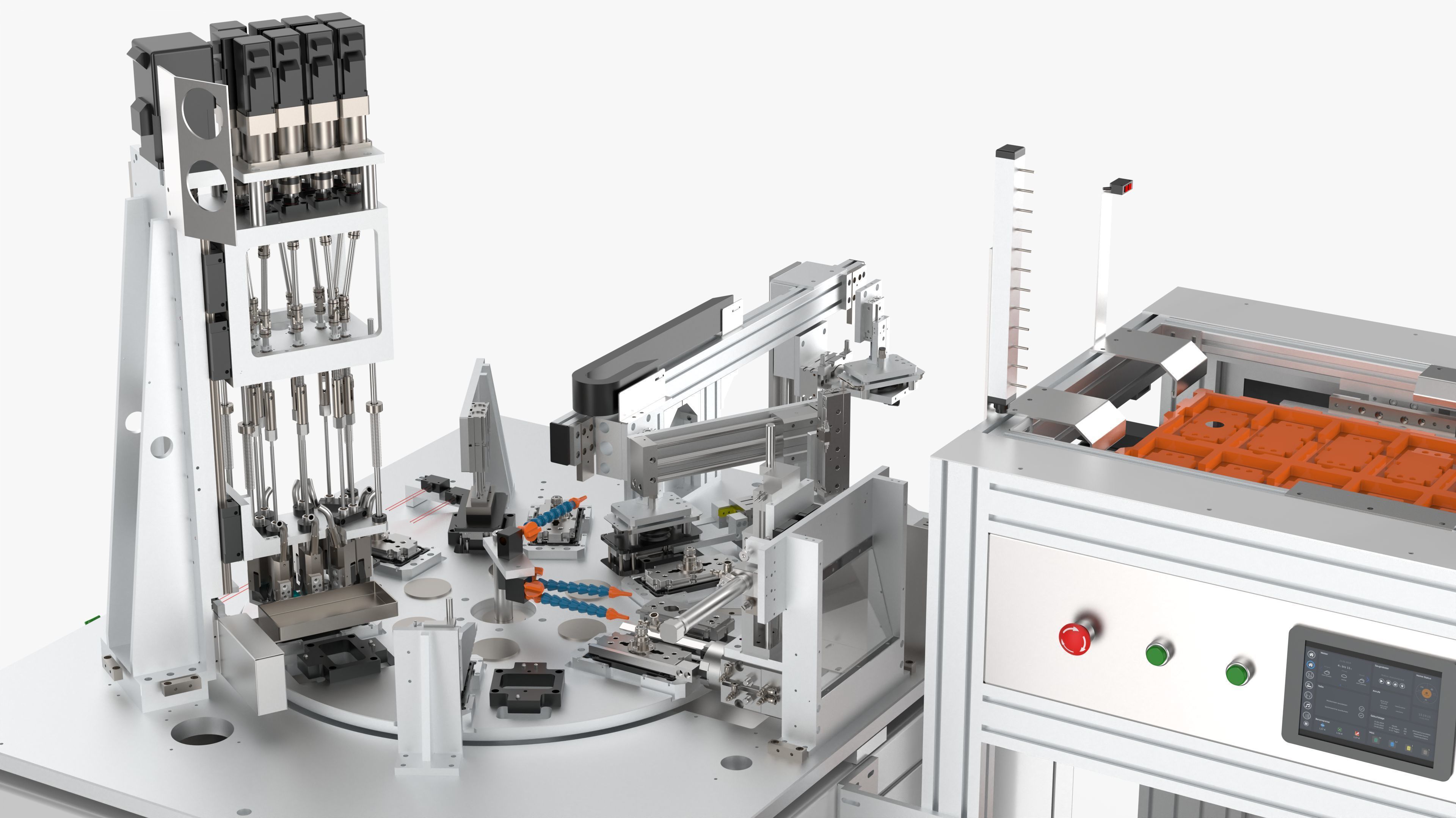 Automatic Double Side Screw Locking Machine 3D model_19