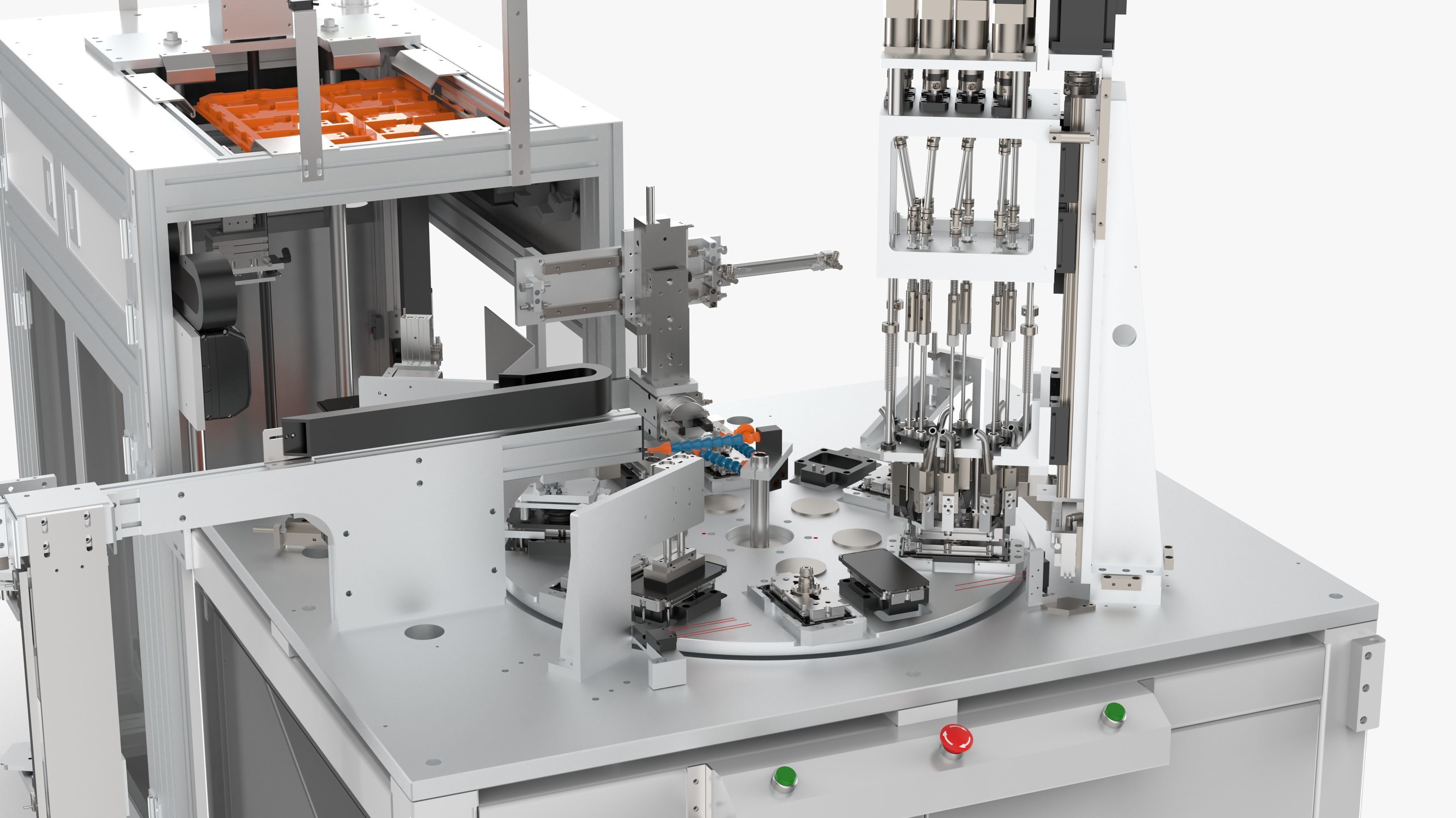 Automatic Double Side Screw Locking Machine 3D model_18