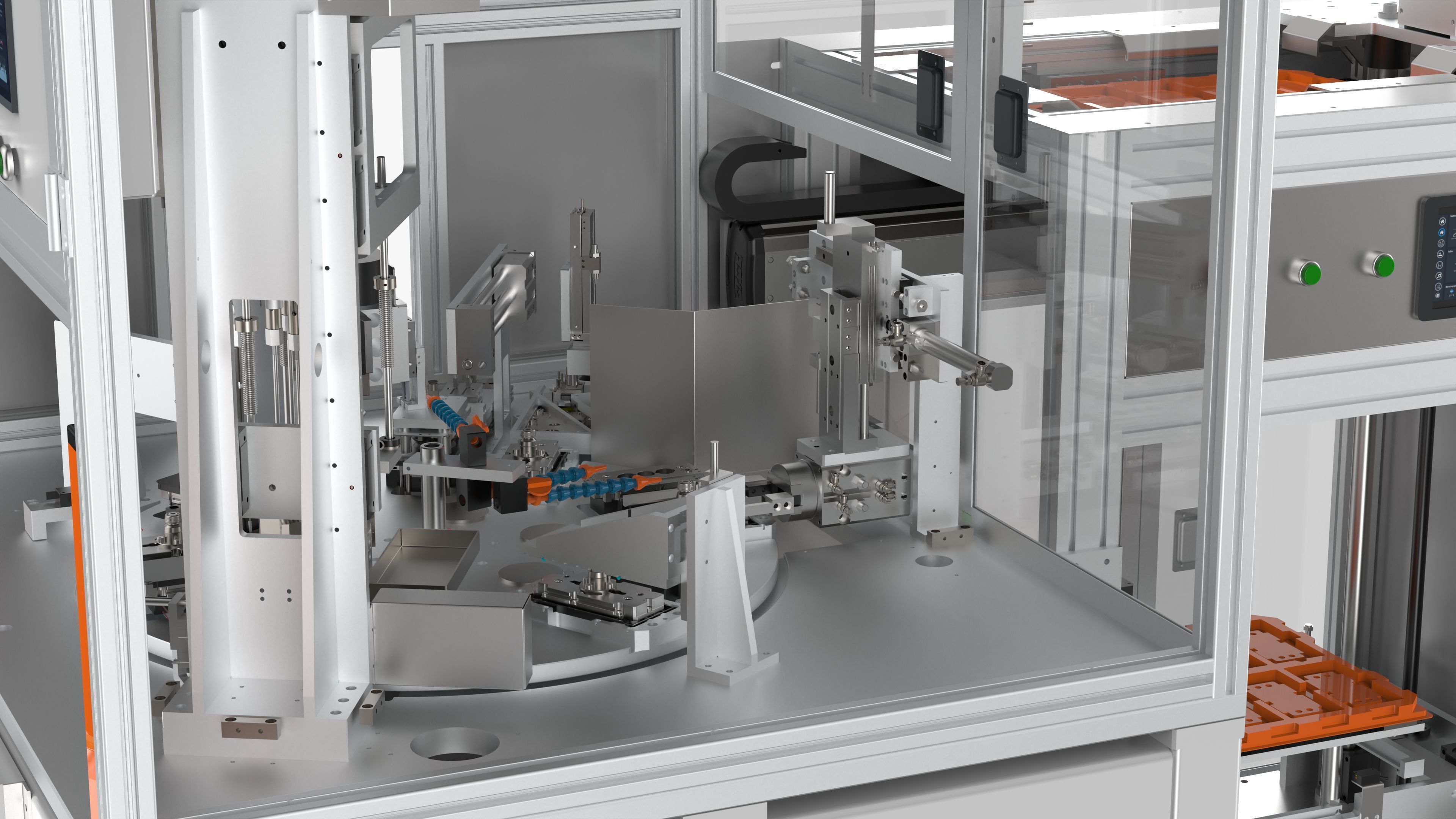 Automatic Double Side Screw Locking Machine 3D model_15