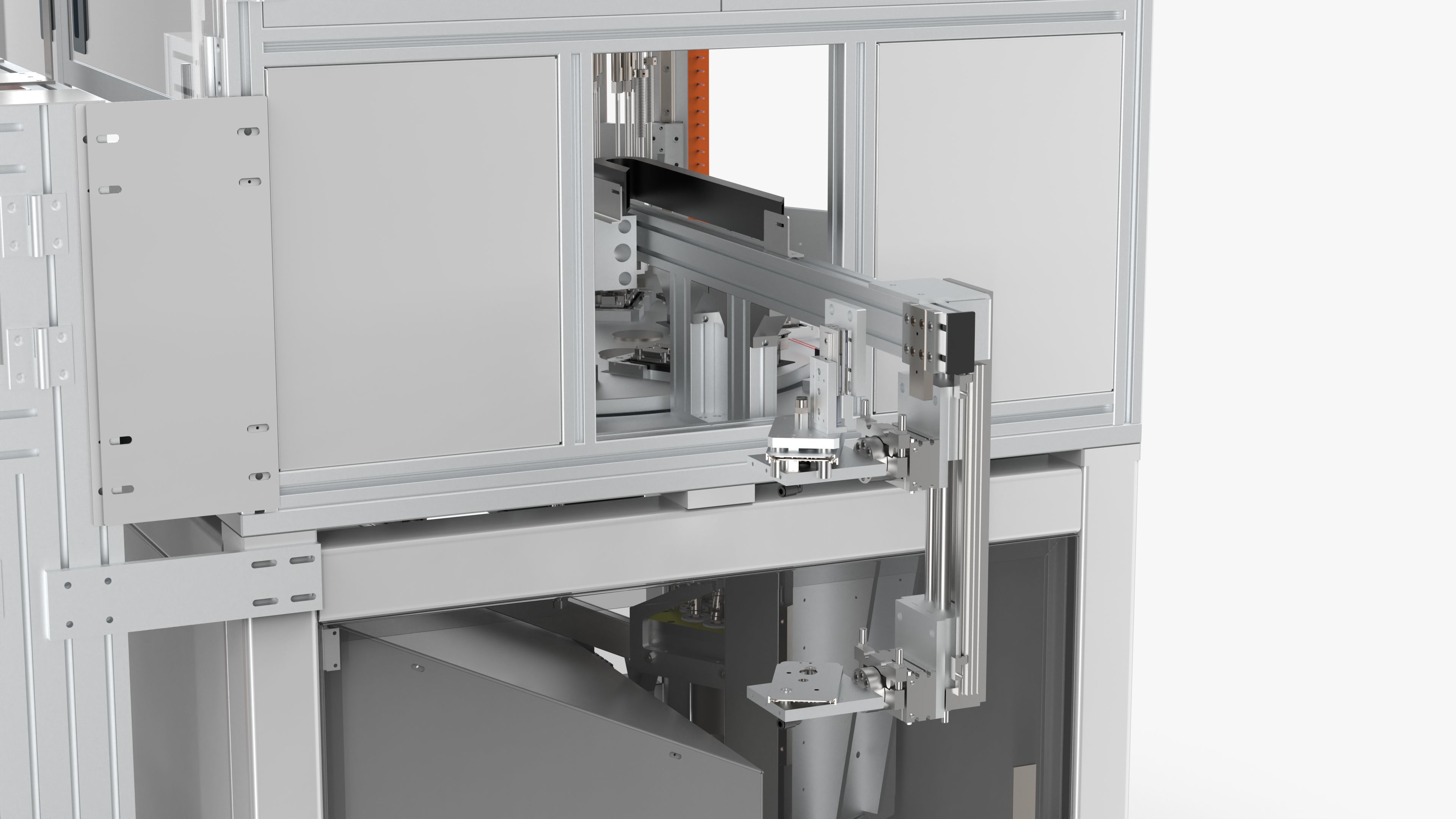 Automatic Double Side Screw Locking Machine 3D model_14