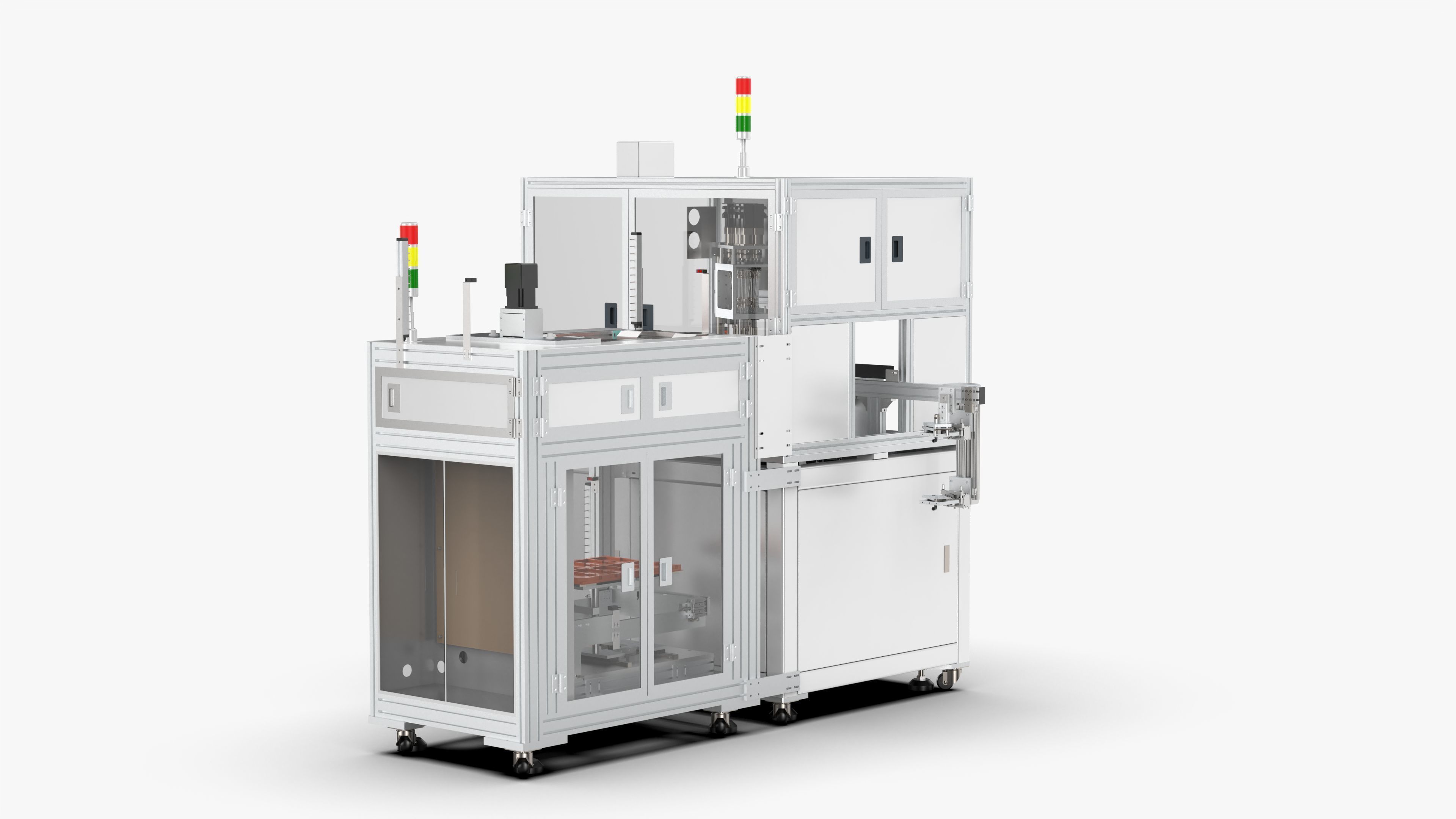 Automatic Double Side Screw Locking Machine 3D model_3