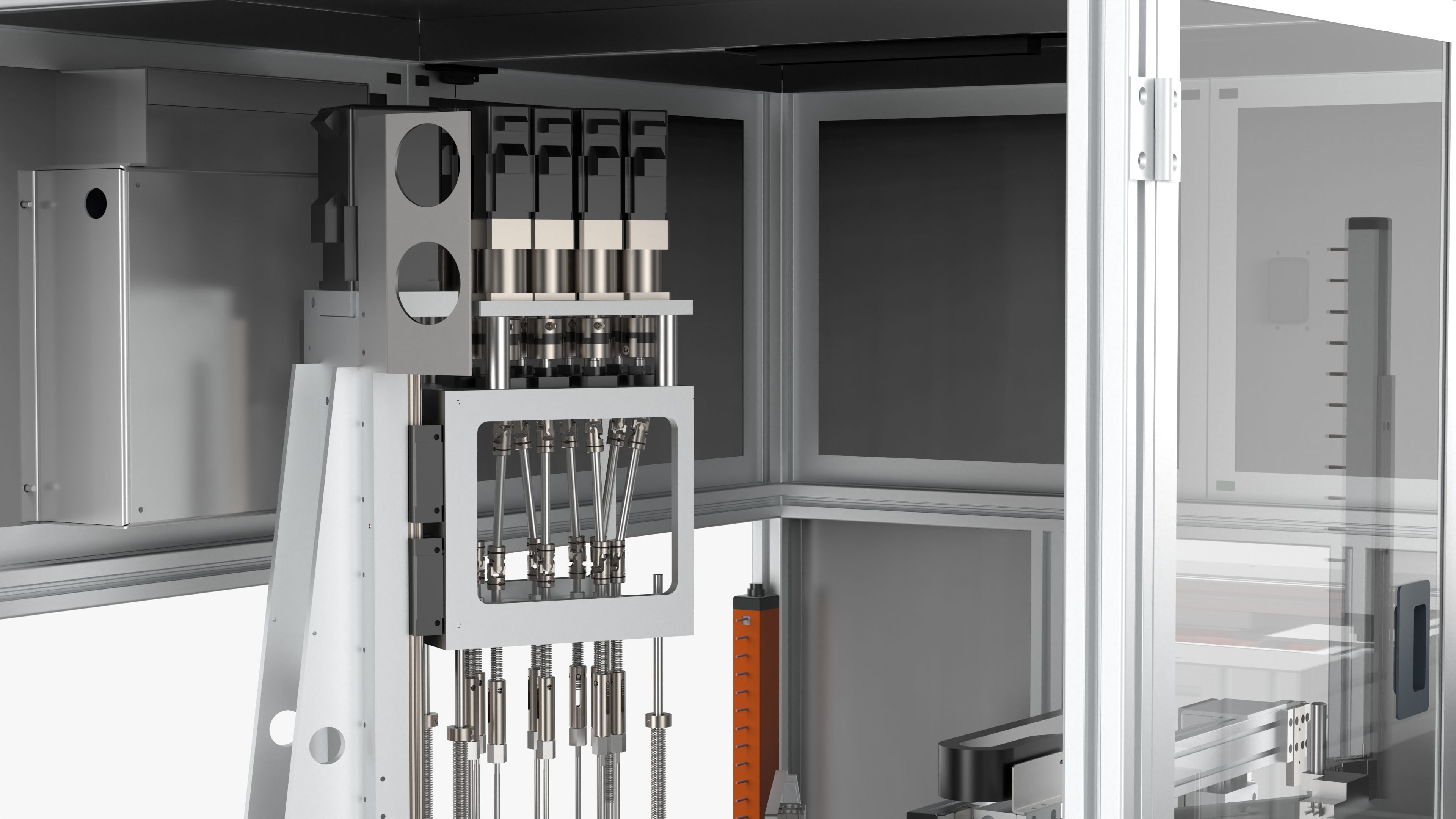 Automatic Double Side Screw Locking Machine 3D model_17