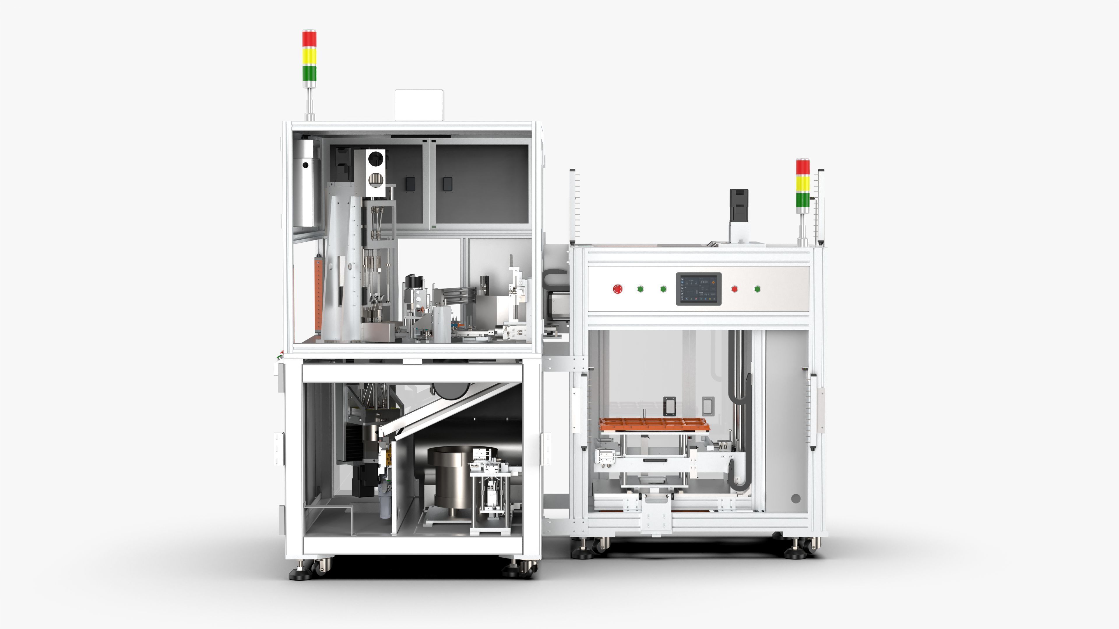 Automatic Double Side Screw Locking Machine 3D model_8