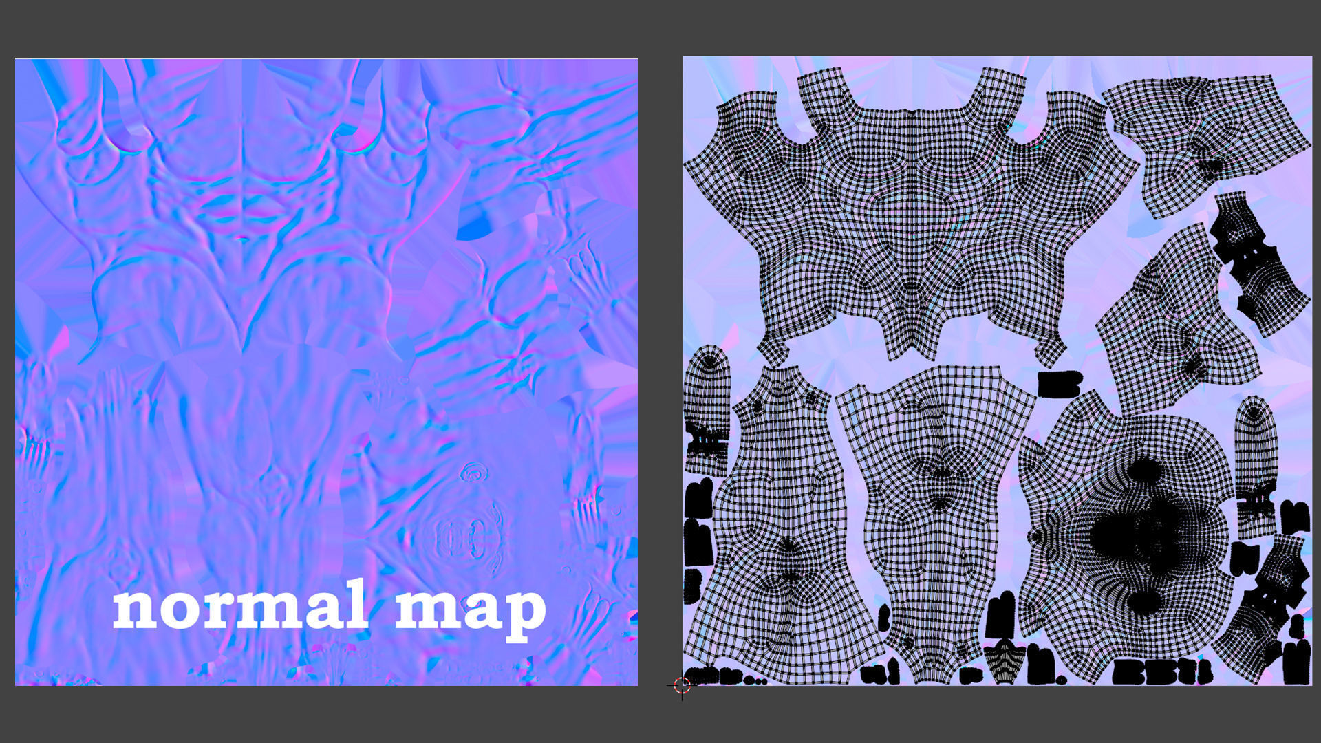 Base mesh male body 2 Low-poly 3D model_18