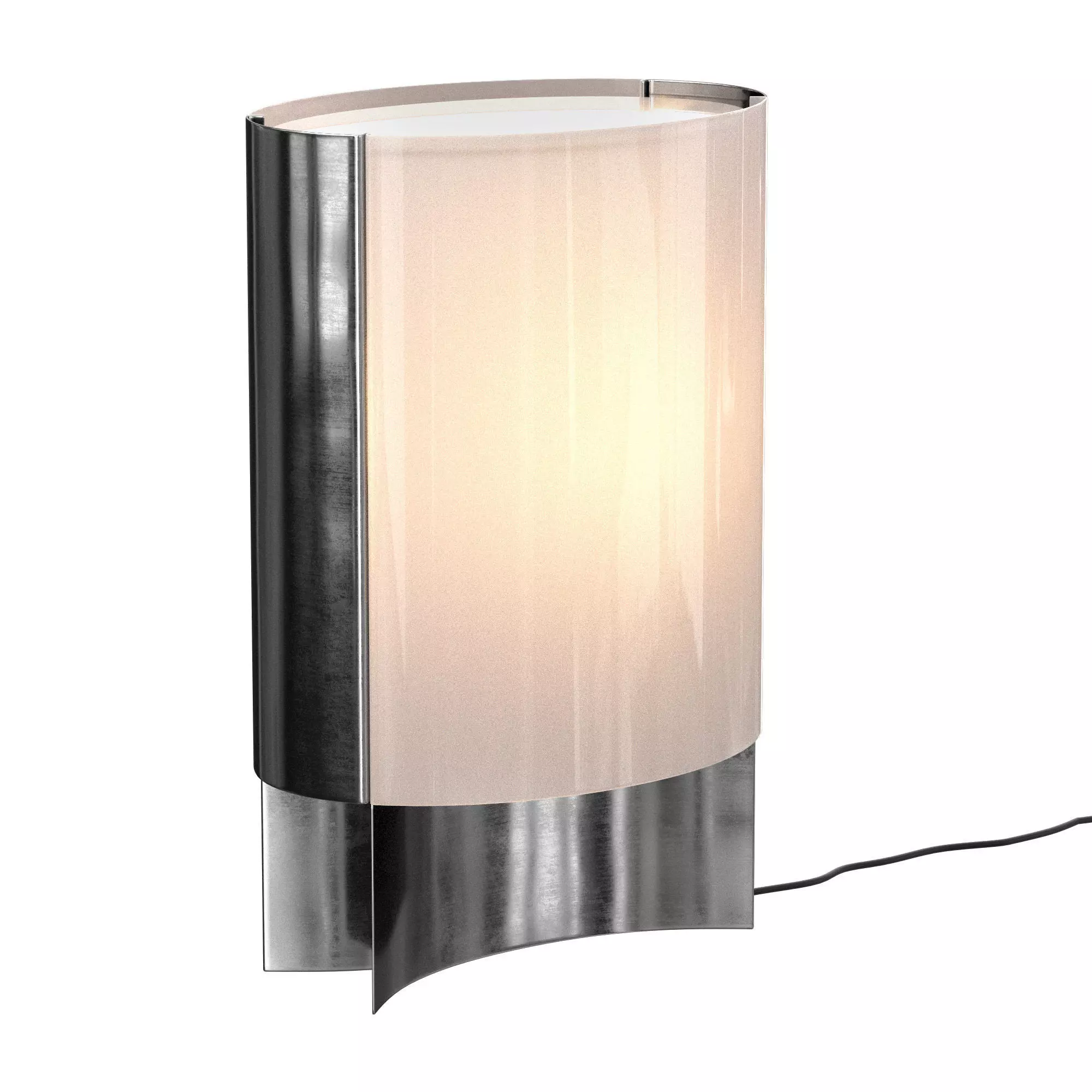 VINTAGE TABLE LAMP JACQUES QUINET 3D model_0