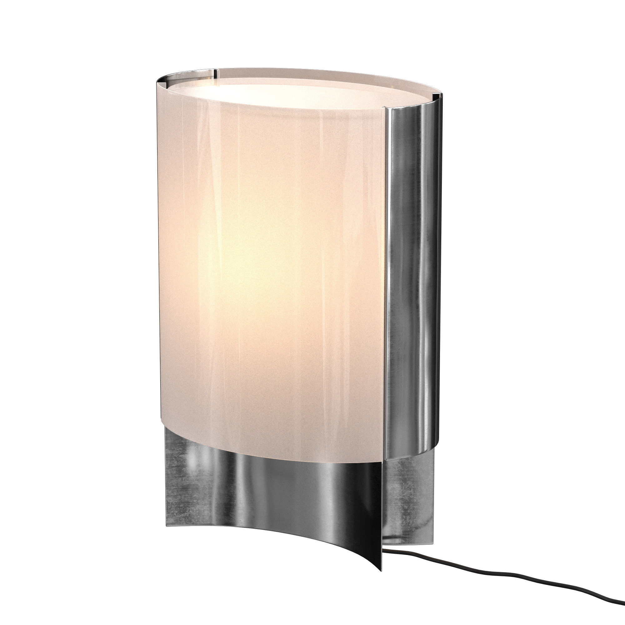 VINTAGE TABLE LAMP JACQUES QUINET 3D model_2