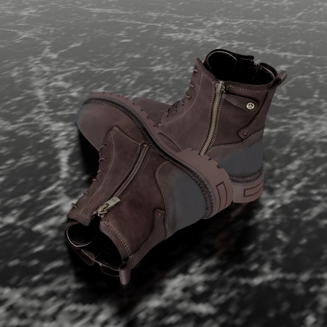GREYDER - 3D BOOTS Low-poly 3D model_7
