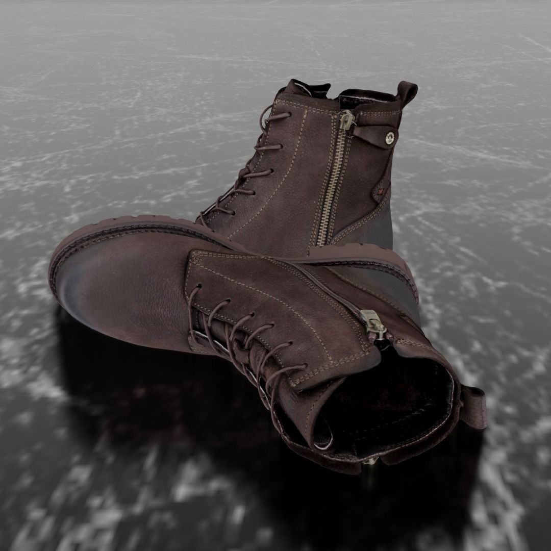 GREYDER - 3D BOOTS Low-poly 3D model_4
